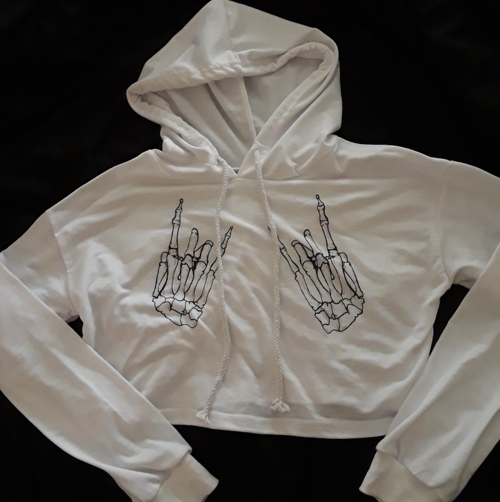 Cropped hoodie
